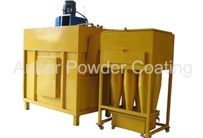 Small cyclone powder recycling unit